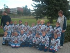 Sada hokejových dresů nejmladším hokejistům Tábora