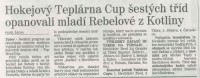 Teplárna Tábor CUP 2011, článek